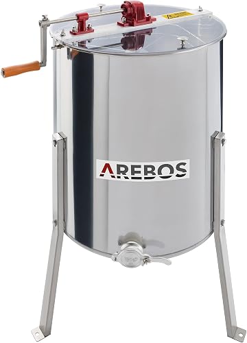 Arebos Honigschleuder 4 Waben
